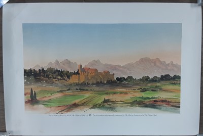 Lot 632 - VIEW IN THE SOUTH OF FRANCE BY HIS ROYAL HIGHNESS THE PRINCE OF WALES