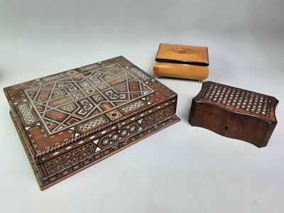 Lot 623 - GROUP OF TRINKET BOXES