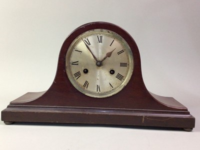 Lot 624 - THREE MANTLE CLOCKS