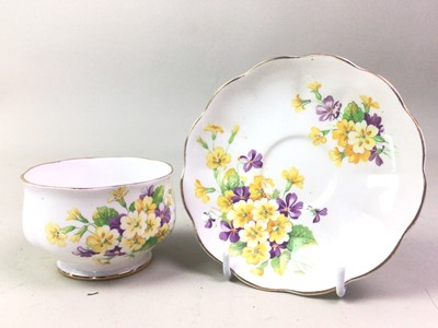 Lot 610 - ROYAL ALBERT PRIMROSE AND VIOLETS COFFEE SERVICE