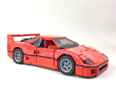 Lot 639 - LEGO 10248 CREATOR FERRARI F40 MODEL