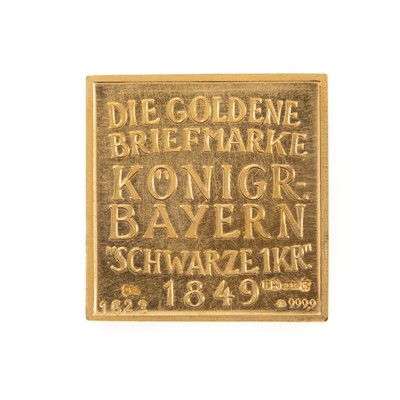 Lot 70 - GERMAN GOLD REPLICA STAMP