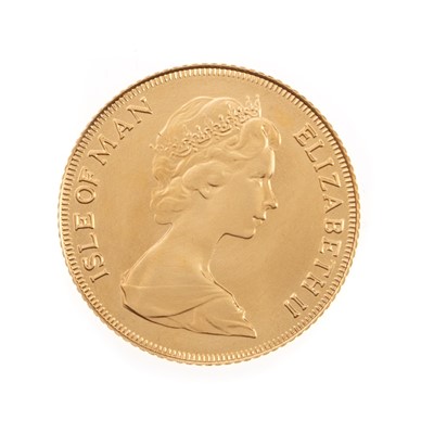 Lot 74 - ELIZABETH II ISLE OF MAN GOLD HALF SOVEREIGN