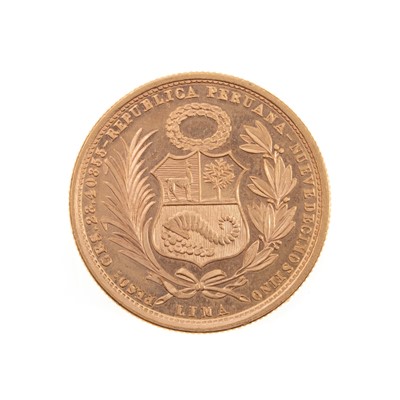 Lot 78 - PERU GOLD COIN