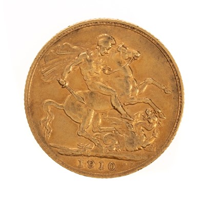 Lot 2 - EDWARD VII GOLD SOVEREIGN