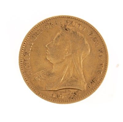 Lot 5 - VICTORIA GOLD HALF SOVEREIGN