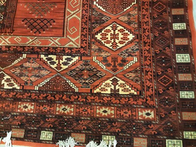 Lot 581 - SUPER KESHAN WOOL RUG