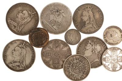 Lot 11 - GROUP OF GEORGE III, GEORGE IV AND VICTORIA SILVER COINS