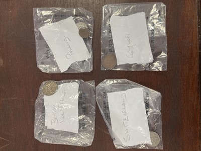 Lot 13 - GROUP OF FOREIGN COINS AND PAPER MONEY