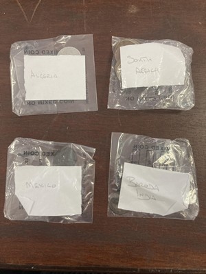 Lot 13 - GROUP OF FOREIGN COINS AND PAPER MONEY