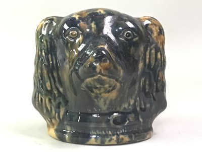 Lot 255 - VICTORIAN ROSSLYN POTTERY MONEY BANK