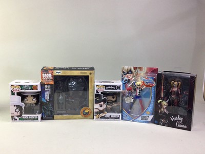 Lot 586 - GROUP OF FOUR FUNKO POP MODELS