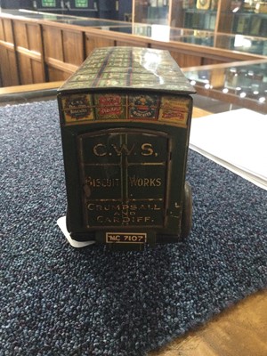 Lot 238 - CRUMPSALL CREAM CRACKER VAN BISCUIT TIN