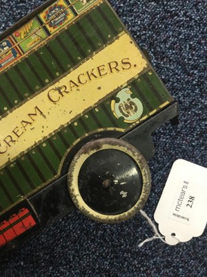 Lot 238 - CRUMPSALL CREAM CRACKER VAN BISCUIT TIN