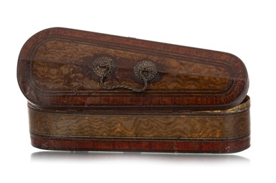 Lot 248 - VIOLIN CASE BISCUIT TIN