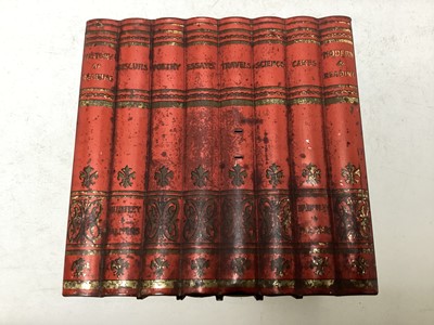 Lot 187 - LIBRARY BOOKS BISCUIT TIN