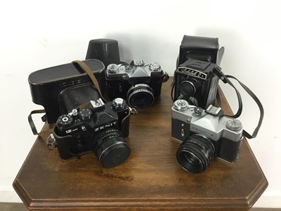 Lot 976 - THREE ZENIT CAMERAS