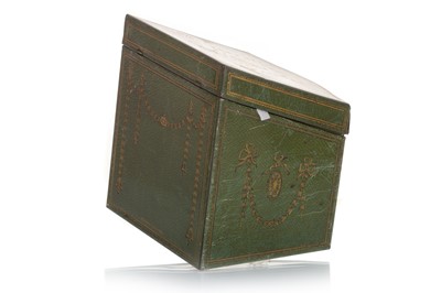 Lot 198 - STATIONERY CASE BISCUIT TIN