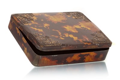 Lot 199 - TORTOISESHELL BISCUIT TIN