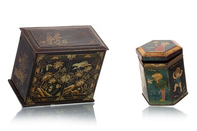 Lot 201 - TWO BISCUIT TINS