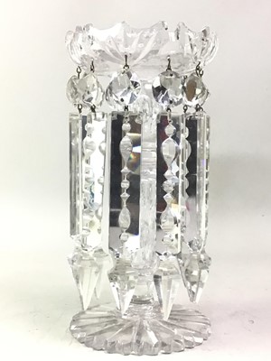 Lot 60 - FOUR GLASS LUSTRES