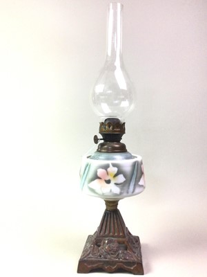 Lot 31 - ART NOUVEAU STYLE OIL LAMP