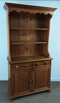 Lot 119 - PINE KITCHEN DRESSER