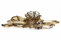 Lot 395 - COLLECTION OF NINE CARAT GOLD JEWELLERY...