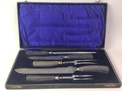 Lot 9 - HENRY ELLIOT & SONS CARVING SET