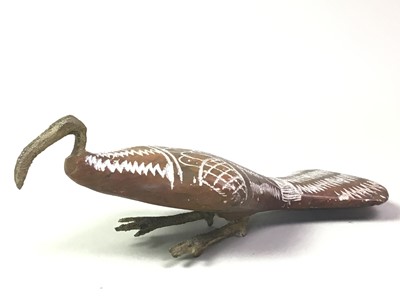 Lot 10 - EGYPTIAN STONE IBIS FIGURE