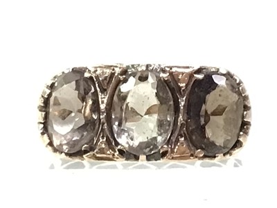 Lot 12 - SMOKY QUARTZ RING