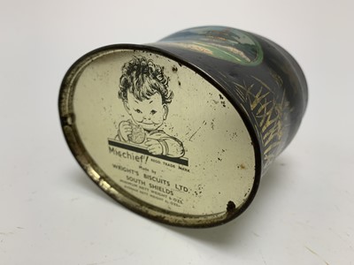 Lot 253 - FIVE BISCUIT TINS