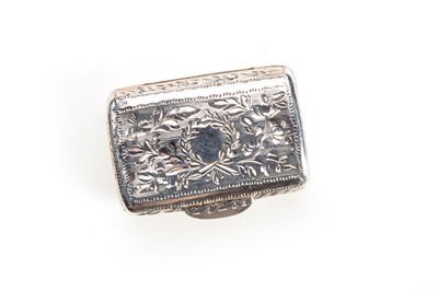 Lot 1217 - GEORGE IV SILVER VINAIGRETTE