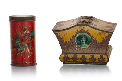 Lot 257 - TWO BISCUIT TINS