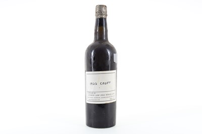 Lot 67 - CROFT 1922 VINTAGE PORT