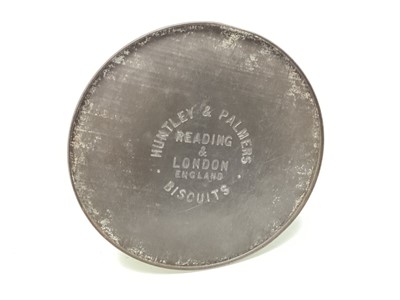 Lot 262 - BRONZE BELL BISCUIT TIN