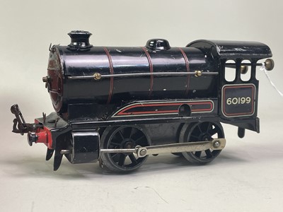 Lot 109 - HORNBY O GAUGE CLOCKWORK MODEL TRAIN SET