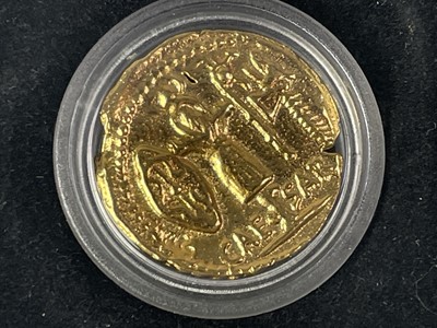 Lot 139 - FOUR YELLOW METAL COINS