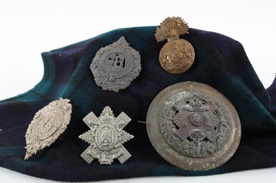 Lot 101 - COLLECTION OF CAP BADGES AND INSIGNIA