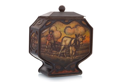 Lot 264 - FARMING BISCUIT TIN