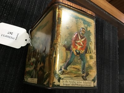 Lot 267 - VICTORIA CROSS EPISODES BISCUIT TIN