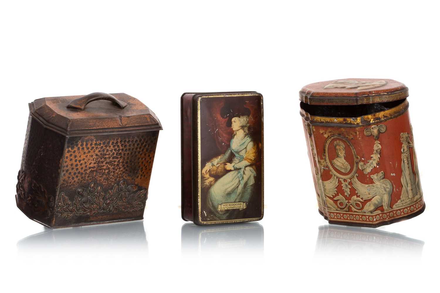 Lot 270 - SIX BISCUIT TINS