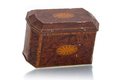 Lot 275 - TEA CADDY BISCUIT TIN