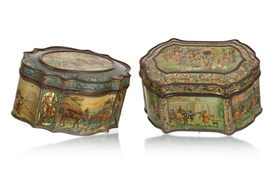 Lot 277 - FIVE BISCUIT TINS