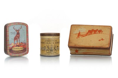 Lot 277 - FIVE BISCUIT TINS