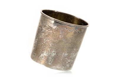 Lot 1221 - GEORGE III SILVER BEAKER