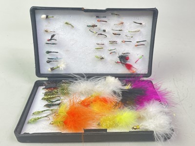 Lot 201 - COLLECTION OF TROUT FISHING FLIES