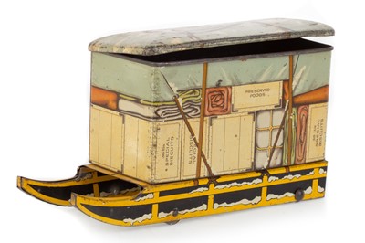 Lot 4 - SLEIGH BISCUIT TIN