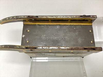 Lot 4 - SLEIGH BISCUIT TIN