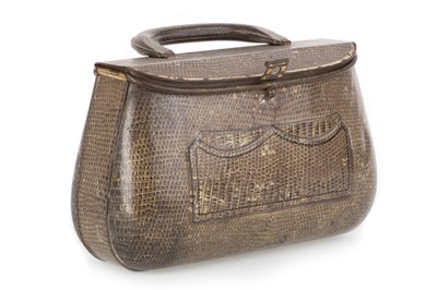 Lot 7 - SNAKESKIN HANDBAG BISCUIT TIN